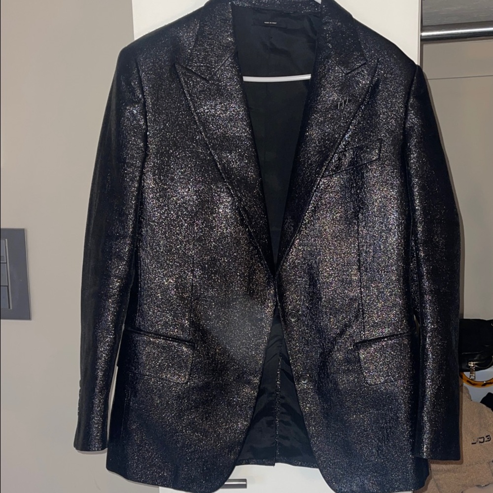 TOM FORD Black Shimmer Blazer